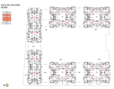 Project Image of 649.6 - 653.8 Sq.ft 2 BHK Apartment for buy in Clover Santora