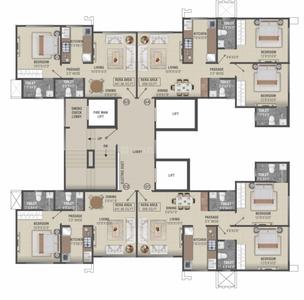 Project Image of 441.86 - 1122.25 Sq.ft 1 BHK Apartment for buy in Veeramani Rediant 59