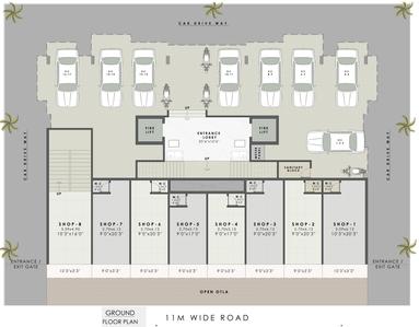 Venkatesha Alankar Venkatesha Alankar Cluster Plan for Ground Floor 1