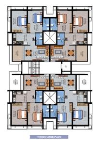Project Image of 818.92 - 894.27 Sq.ft 2 BHK Apartment for buy in Siddhanath Residency