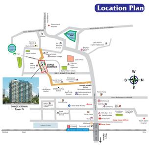 Project Image of 315.71 - 576.0 Sq.ft 1 BHK Apartment for buy in Dange Crown B Wing