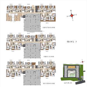 Project Image of 1189.0 - 2579.0 Sq.ft 2 BHK Apartment for buy in Casagrand Massimo