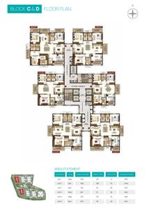 Project Image of 2045 Sq.ft 3 BHK Apartment / Flat for sale in Khaja Guda for Rs. 21000000