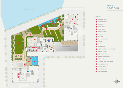 Project Image of 1480.04 - 3433.04 Sq.ft 3 BHK Apartment for buy in Sangini Lakeville