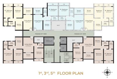 Project Image of 555.0 - 900.0 Sq.ft 1 BHK Apartment for buy in Ekta Sarvoday Kalp