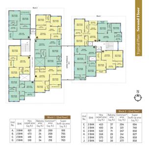 Project Image of 416.0 - 627.0 Sq.ft 2 BHK Apartment for buy in Realtech Nirman Khushi