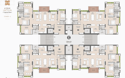 Project Image of 2727.0 - 3843.0 Sq.ft 3 BHK Apartment for buy in Mahaprabhu Harmony Harikesh Tower A B C