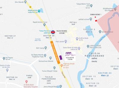 Shree Sawan Majesty Location Plan 1