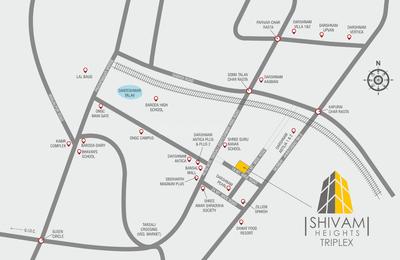 Shree Shivam Heights Triplex Location Plan 1