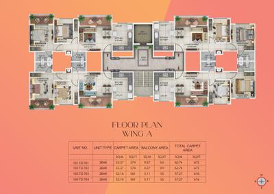 Project Image of 395.9 - 675.0 Sq.ft 1 BHK Apartment for buy in Nageshwar Solitaire Empire