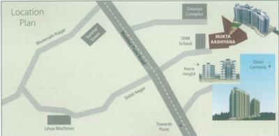 Project Image of 355.0 - 420.0 Sq.ft 1 BHK Apartment for buy in Mukta Aashiyana