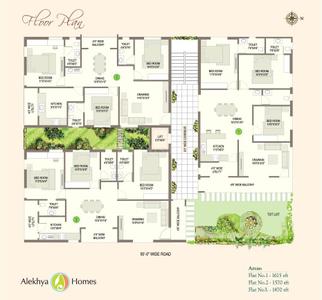 Project Image of 1570.0 - 1615.0 Sq.ft 3 BHK Apartment for buy in Alekhya Pine Woods