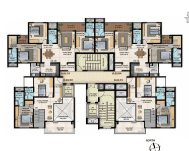 Project Image of 600.0 - 3150.0 Sq.ft 1 BHK Apartment for buy in Shriram Blue