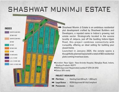 Project Image of 525 Sq.ft Residential Plot / Land for sale in Bhawrasla for Rs. 1400000