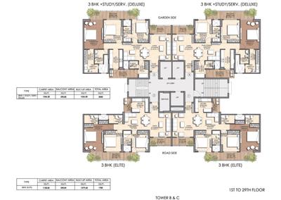Project Image of 1700.0 - 6100.0 Sq.ft 3 BHK Apartment for buy in Prateek Canary