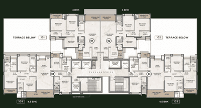 Project Image of 1286.5 - 2646.0 Sq.ft 3 BHK Apartment for buy in Livience Aleenta