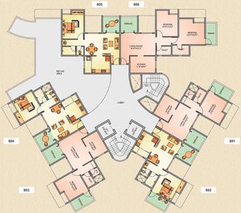 Project Image of 410.0 - 572.0 Sq.ft 1 BHK Apartment for buy in Ikon Four Avenues Wing C And D