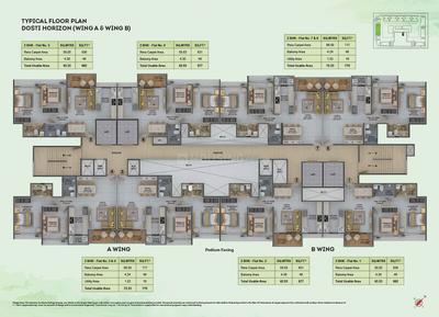 Project Image of 0.0 - 680.0 Sq.ft 2 BHK Apartment for buy in Dosti Greenscapes