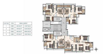 Project Image of 451.0 - 956.0 Sq.ft 1 BHK Apartment for buy in Ashapura The Legend