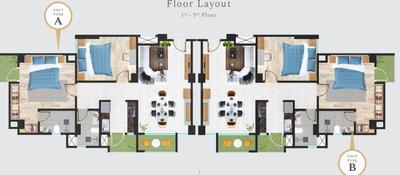 Project Image of 1236.0 - 2496.0 Sq.ft 2 BHK Apartment for buy in Metropolitan Nirvana