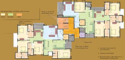Project Image of 2128.0 - 2797.0 Sq.ft 4 BHK Apartment for buy in Madhuvan The Landmark