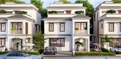 Pavan Vrundavan Villa Elevation 3