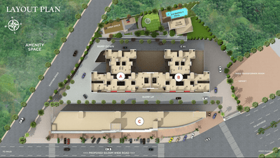 Project Image of 675.55 - 707.73 Sq.ft 2 BHK Apartment for buy in Mont Vert Kingstown