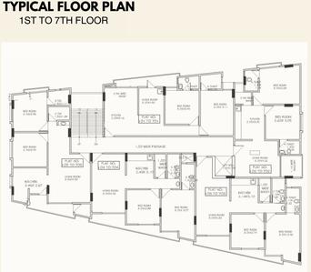 Project Image of 610.64 - 704.82 Sq.ft 2 BHK Apartment for buy in Eshanya Elite