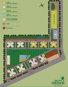 Project Image of 1800.0 - 3350.0 Sq.ft 3 BHK Apartment for buy in Sethi Venice