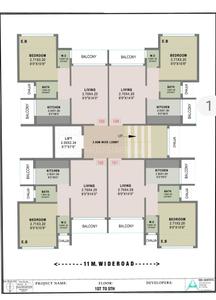 Project Image of 226.0 - 290.0 Sq.ft 1 RK Apartment for buy in Hari Shree Darshan