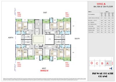 Project Image of 1164.0 - 3057.0 Sq.ft 2 BHK Apartment for buy in Ishwar Pratik Grand