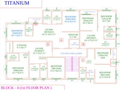 Project Image of 397.0 - 1488.0 Sq.ft 1 BHK Apartment for buy in Dharitri Titanium