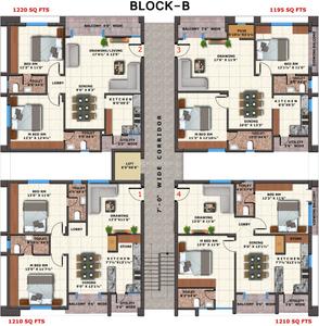 Project Image of 1195.0 - 2100.0 Sq.ft 2 BHK Apartment for buy in Matrix Florence