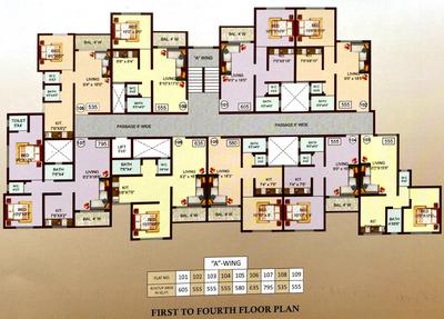 Project Image of 295.0 - 635.0 Sq.ft 1 RK Apartment for buy in Sai Shraddha Park