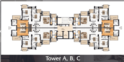 Project Image of 1200.0 - 1500.0 Sq.ft 2 BHK Apartment for buy in ORS Royal Residency
