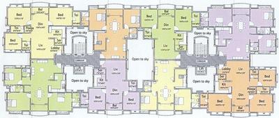 Project Image of 976.0 - 1402.0 Sq.ft 2 BHK Apartment for buy in De-Luxe Apartments and Buildings DABC Abhinayam Phase 1