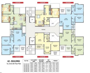 Project Image of 357.0 - 519.0 Sq.ft 1 BHK Apartment for buy in Mont Vert Sunshine Joy Phase 2