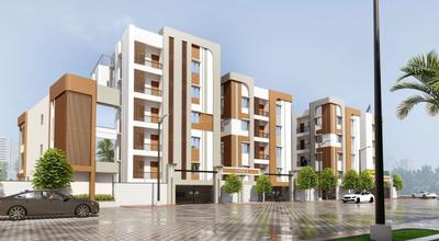 Project Image of 1150 Sq.ft 3 BHK Apartment / Flat for sale in Madanpur for Rs. 8250000