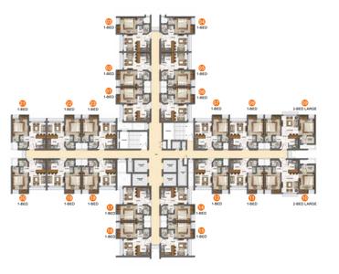 Project Image of 288.8 - 464.57 Sq.ft 1 BHK Apartment for buy in Lodha Quality Home Tower 5