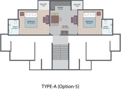Project Image of 360.0 - 450.0 Sq.ft 1 BHK Apartment for buy in Sree Balaji Panthaniwas Dooars