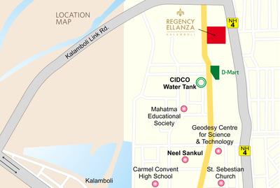 Project Image of 1230 Sq.ft 2 BHK Apartment / Flat for sale in Kalamboli for Rs. 10700000
