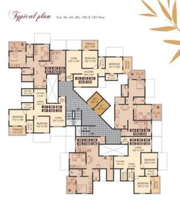 Project Image of 920.0 - 1030.0 Sq.ft 2 BHK Apartment for buy in Gauree Star Woods