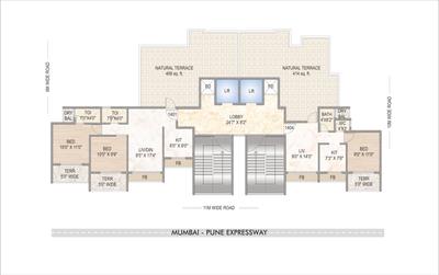Project Image of 0.0 - 1100.0 Sq.ft 2 BHK Apartment for buy in Goodwill Pride