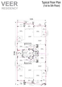 Project Image of 3258 Sq.ft 4 BHK Apartment / Flat for sale in Ellisbridge for Rs. 27366400