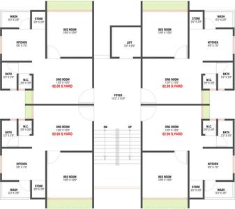 Project Image of 738.0 - 801.0 Sq.ft 1 BHK Apartment for buy in Krishna Shyam Heights