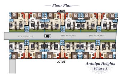 Project Image of 1650.0 - 1750.0 Sq.ft 3 BHK Apartment for buy in SGP Antalya Heights Block G