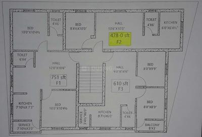 Project Image of 478.0 - 775.0 Sq.ft 1 BHK Apartment for buy in Crest Xia