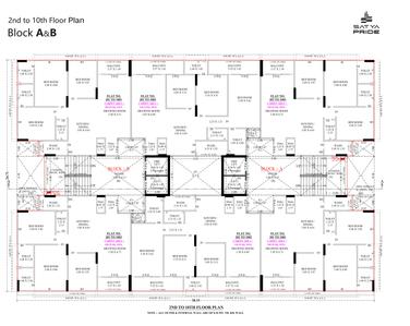 Project Image of 1038.5 - 1186.08 Sq.ft 3 BHK Apartment for buy in Satya Pride