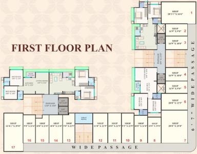 Project Image of 583.4 - 583.62 Sq.ft 2 BHK Apartment for buy in Shree Silvassa Twin Tower