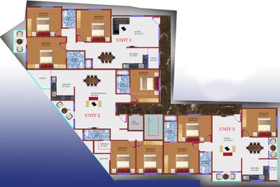 Project Image of 1495.0 - 1505.0 Sq.ft 3 BHK Apartment for buy in A Knight Swasthall